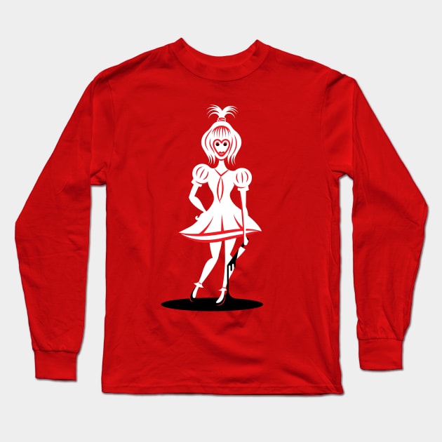 The Party Girl! Long Sleeve T-Shirt by evilgoods